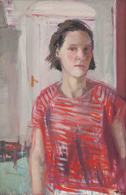 Iris Thürmer (Hartmann), Selbstporträt, Öl/Leinwand, 1989