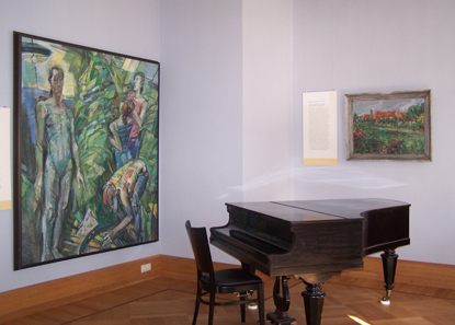 Schloss Ribbeck, Blauer Salon