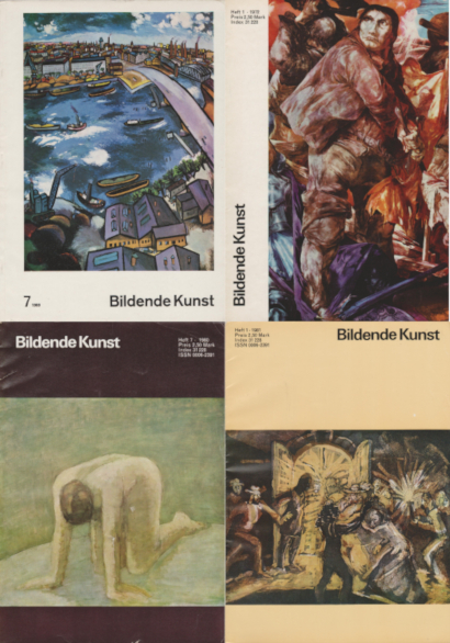 Titelblätter der Zeitschrift Bildende Kunst